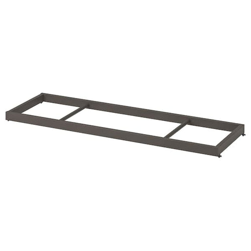 KOMPLEMENT - Clothes rail, dark grey, 100x35 cm