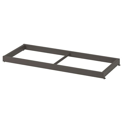 KOMPLEMENT - Clothes rail, dark grey, 75x35 cm