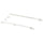 KOMPLEMENT - KOMPLEMENT Pull-out rail for baskets, white, 58 cm