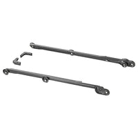 KOMPLEMENT pull-out rail for baskets, dark grey, 58 cm, 2 pack