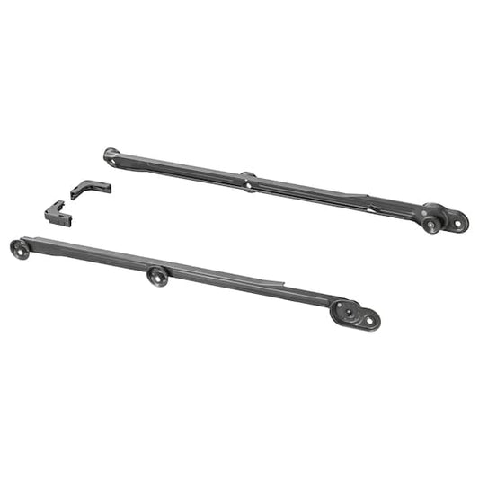 Ikea KOMPLEMENT - Pull-out rail for baskets, dark grey, 58 cm