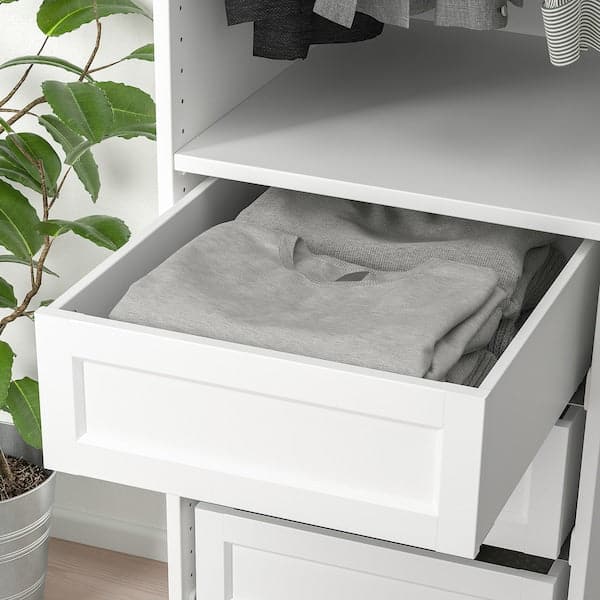 KOMPLEMENT - Drawer with framed front, white 50x35 , 50x35 cm - best price from Maltashopper.com 80446592