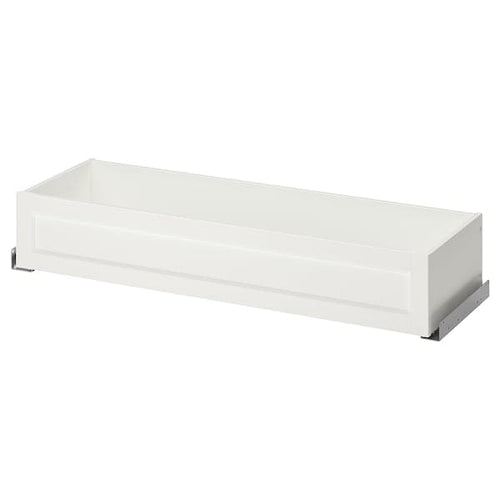KOMPLEMENT - Drawer with framed front, white, 100x35 cm