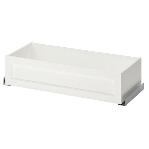 KOMPLEMENT - Drawer with framed front, white, 75x35 cm