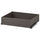 KOMPLEMENT - KOMPLEMENT Drawer with framed front, dark grey, 75x58 cm