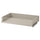 KOMPLEMENT - KOMPLEMENT Drawer with glass front, grey-beige, 100x58 cm