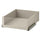 KOMPLEMENT - KOMPLEMENT Drawer with glass front, grey-beige, 50x58 cm