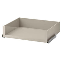 KOMPLEMENT - Drawer with glass front, beige, 75x58 cm - best price from Maltashopper.com 90509089