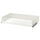 KOMPLEMENT drawer with glass front, white, 100x58 cm