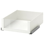 Ikea KOMPLEMENT - Drawer with glass front, white, 50x58 cm