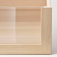 KOMPLEMENT - Drawer with glass front, white stained oak effect, 50x58 cm - best price from Maltashopper.com 10246681