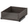 KOMPLEMENT - KOMPLEMENT Drawer with glass front, dark grey, 50x58 cm