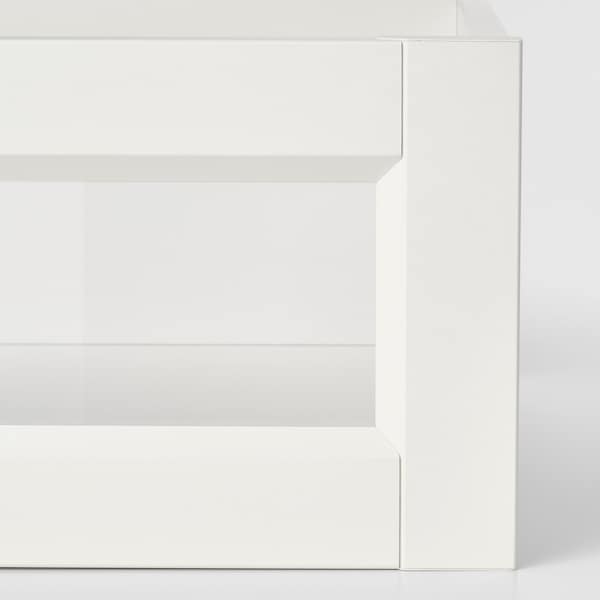 Ikea KOMPLEMENT - Drawer with framed glass front, white, 100x35 cm