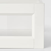 KOMPLEMENT - Glass drawer/front panel with frame, white, 50x35 cm - best price from Maltashopper.com 20447014