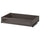 KOMPLEMENT - KOMPLEMENT Drawer with framed glass front, dark grey, 100x58 cm