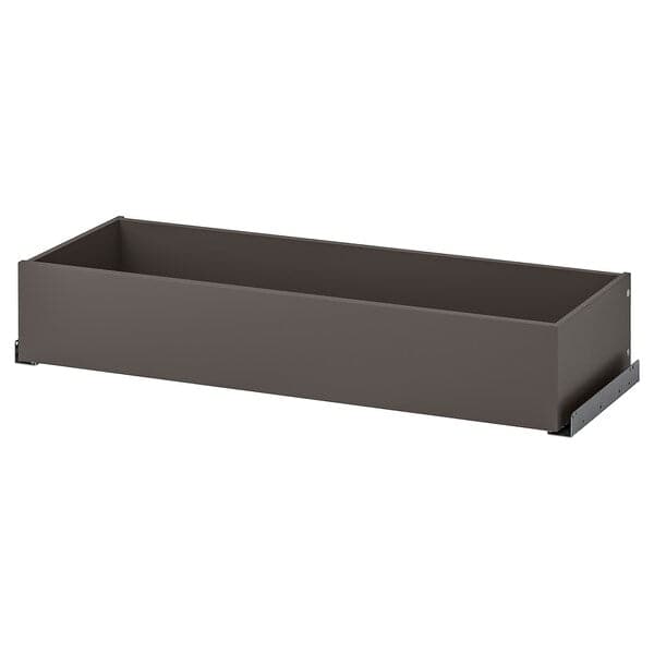 KOMPLEMENT - Drawer, dark grey, 100x35 cm - best price from Maltashopper.com 00509499