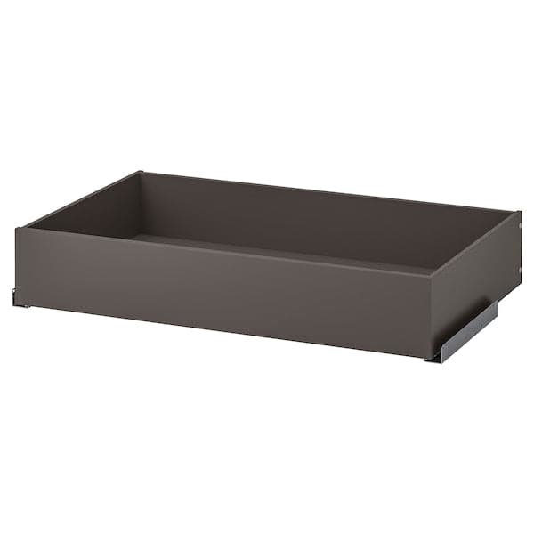 KOMPLEMENT - Drawer, dark grey, 100x58 cm