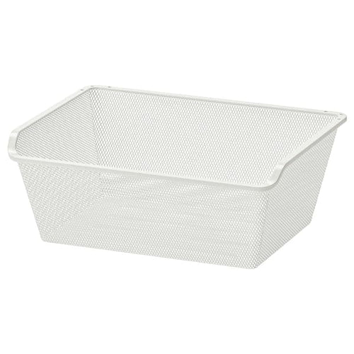 KOMPLEMENT - KOMPLEMENT Mesh basket, white, 50x35 cm