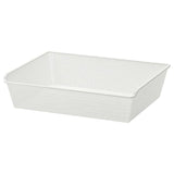 KOMPLEMENT mesh basket, white, 75x58 cm