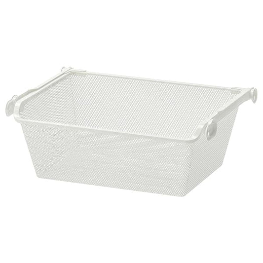 Ikea KOMPLEMENT - Mesh basket with pull-out rail, white, 50x35 cm