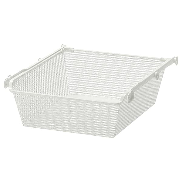 Ikea KOMPLEMENT - Mesh basket with pull-out rail, white, 50x58 cm
