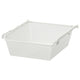 KOMPLEMENT mesh basket with pull-out rail, white, 50x58 cm