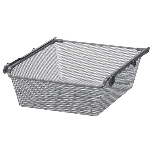 Ikea KOMPLEMENT - Mesh basket with pull-out rail, dark grey, 50x58 cm