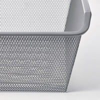 KOMPLEMENT - Mesh basket with pull-out rail, dark grey, 50x35 cm - best price from Maltashopper.com 49010984