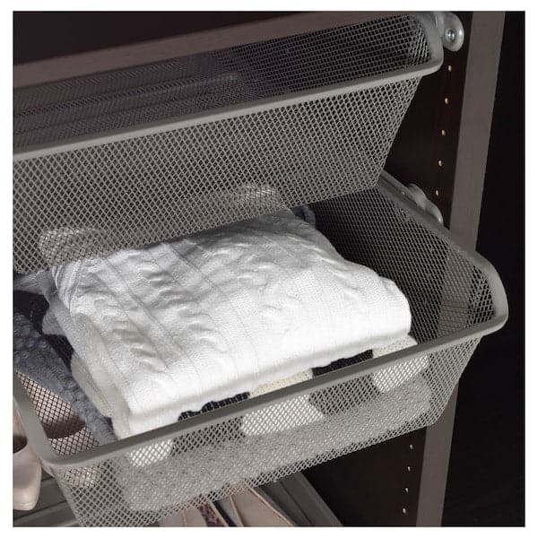 Ikea KOMPLEMENT - Mesh basket, dark grey, 50x58 cm