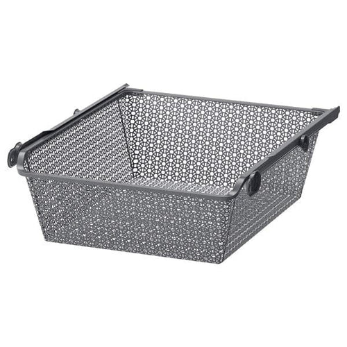 KOMPLEMENT Metal/track pull-out basket - dark grey 50x58 cm , 50x58 cm