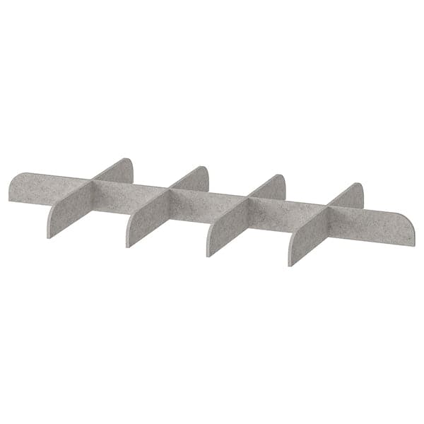 KOMPLEMENT Removable shelf divider - light grey 75x35 cm - best price from Maltashopper.com 80467565