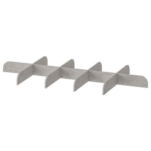 KOMPLEMENT Removable shelf divider - light grey 75x35 cm