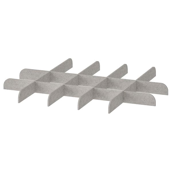 KOMPLEMENT - Divider for pull-out tray, light grey, 75x58 cm