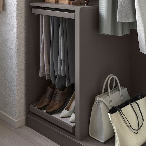 Ikea KOMPLEMENT - Divider for frames, dark grey, 75-100x58 cm