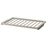 KOMPLEMENT pull-out trouser hanger, grey-beige, 100x58 cm