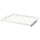 KOMPLEMENT pull-out trouser hanger, white, 75x58 cm