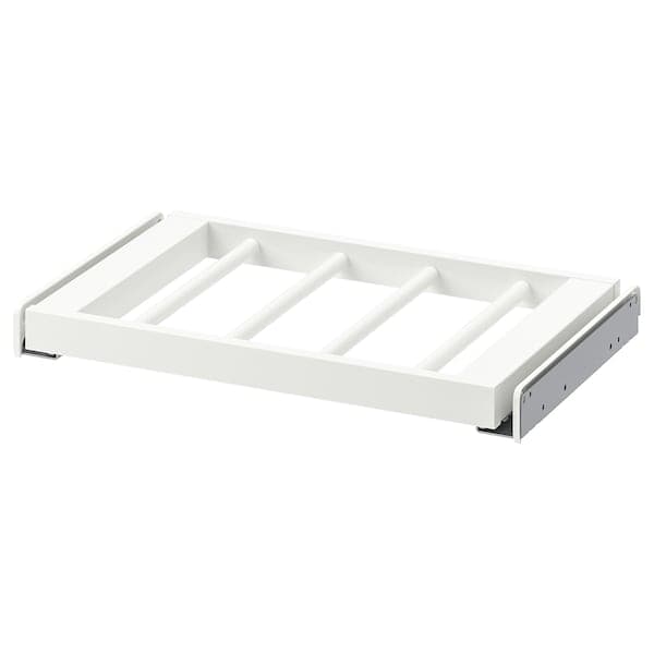 KOMPLEMENT - Pull-out trouser hanger, white - Premium Armoires & Wardrobes from Ikea - Just €32.99! Shop now at Maltashopper.com
