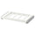 KOMPLEMENT pull-out trouser hanger, white, 50x35 cm