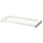 KOMPLEMENT pull-out trouser hanger, white, 75x35 cm