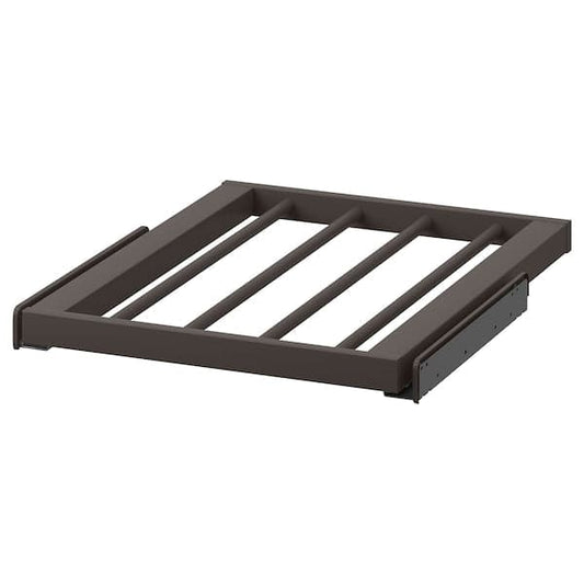 Ikea KOMPLEMENT - Pull-out trouser hanger, dark grey, 50x58 cm