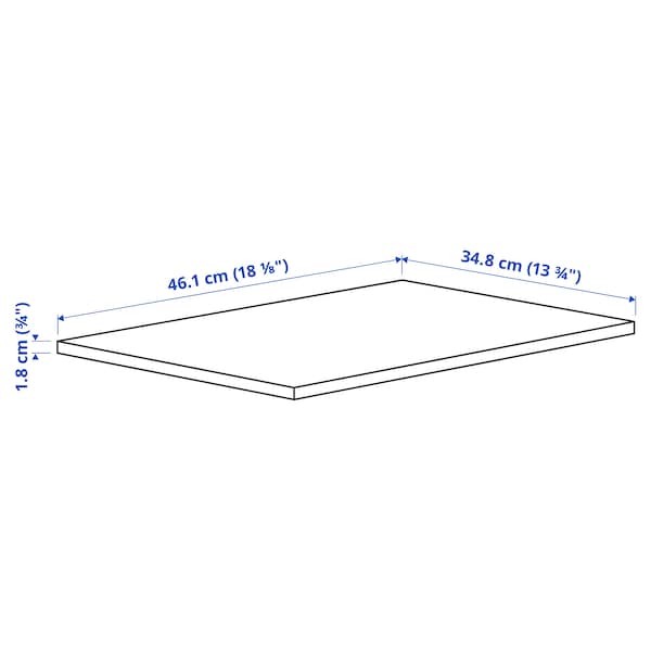 KOMPLEMENT - Shelf, white, 50x35 cm - best price from Maltashopper.com 40277992