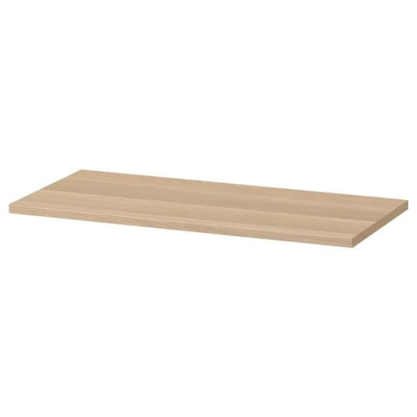 Ikea KOMPLEMENT - Shelf, white stained oak effect, 75x35 cm