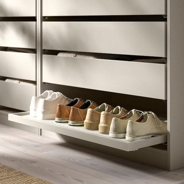 Ikea KOMPLEMENT - Pull-out tray, grey-beige, 100x58 cm