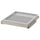 KOMPLEMENT - KOMPLEMENT Pull-out tray with insert, grey-beige/light grey, 50x58 cm