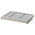 KOMPLEMENT - KOMPLEMENT Pull-out tray with insert, grey-beige/light grey, 75x58 cm