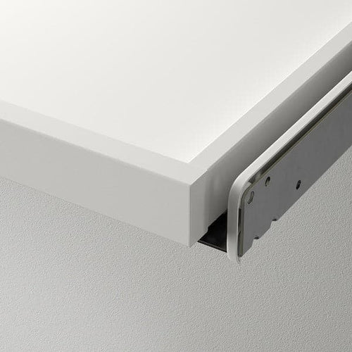 KOMPLEMENT - Pull-out tray with divider, white/light grey, 75x35 cm