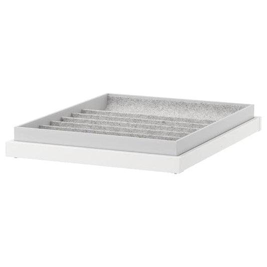 Ikea KOMPLEMENT - Pull-out tray with insert, white, 50x58 cm