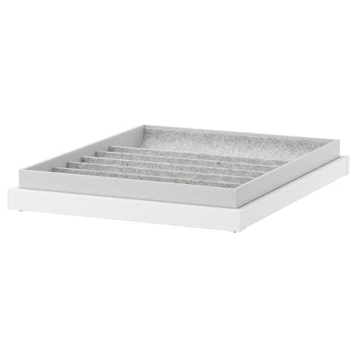KOMPLEMENT - Pull-out tray with insert, white, 50x58 cm