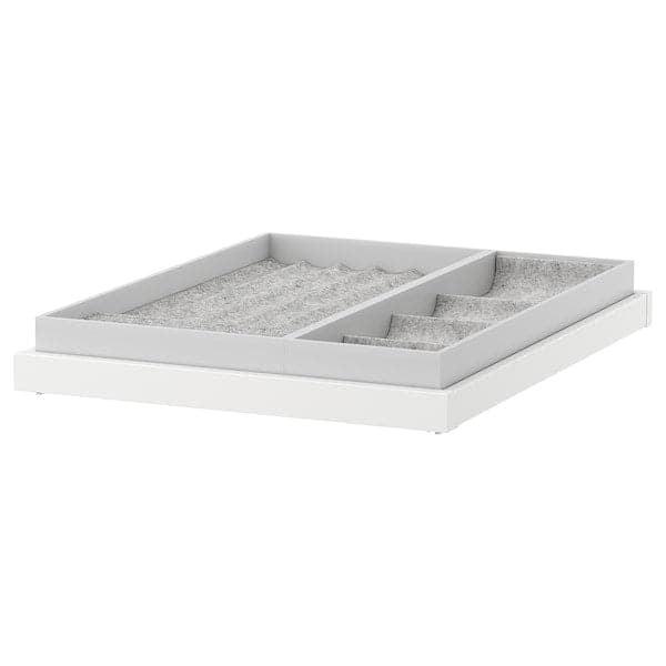 Ikea KOMPLEMENT - Pull-out tray with insert, white, 50x58 cm