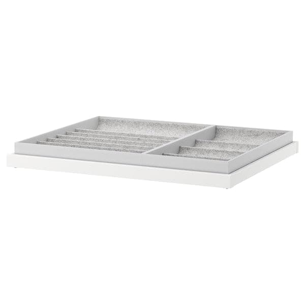 KOMPLEMENT - Pull-out tray with insert, white, 75x58 cm - best price from Maltashopper.com 89249375
